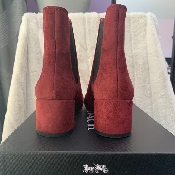 COACH TIA SUEDE BOOTIE - Picture 4 of 11